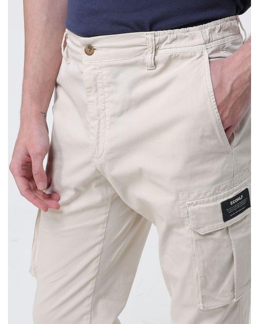 Ecoalf Natural Recycled Cotton Cargo Pants for men