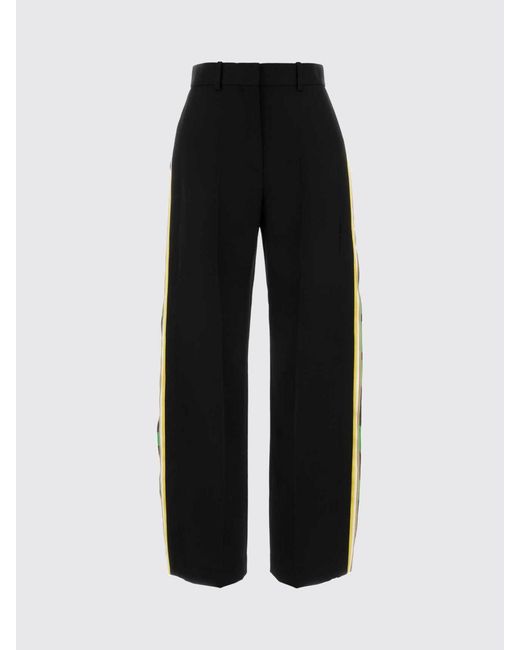 Loewe Black Wool Blend Palazzo Trousers