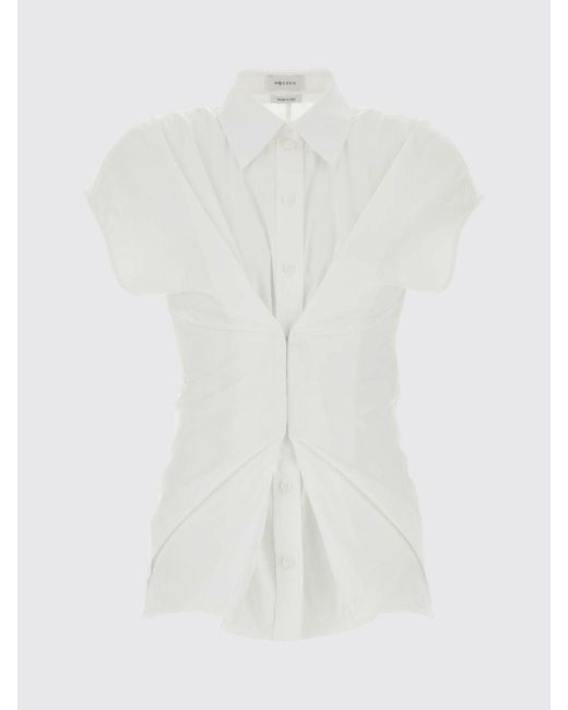 McQueen White Cotton Shirt