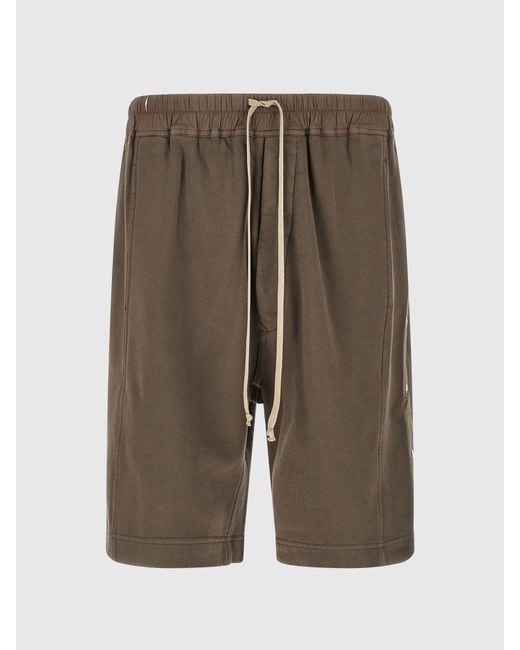 Rick Owens Gray Jogging Shorts for men