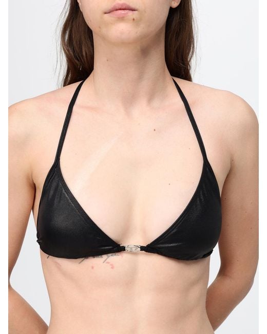 DIESEL Black Triangle Bikini Top