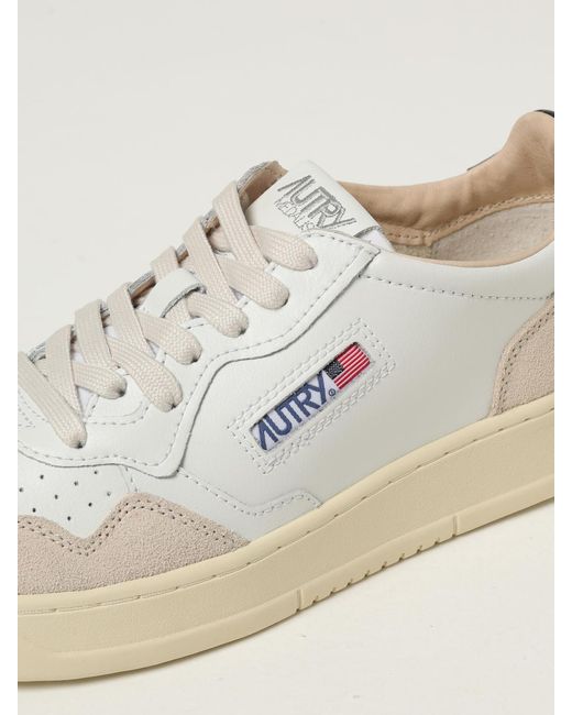 Autry Natural Medalist Leather Sneakers for men