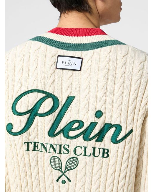 Philipp Plein Natural Sweater for men