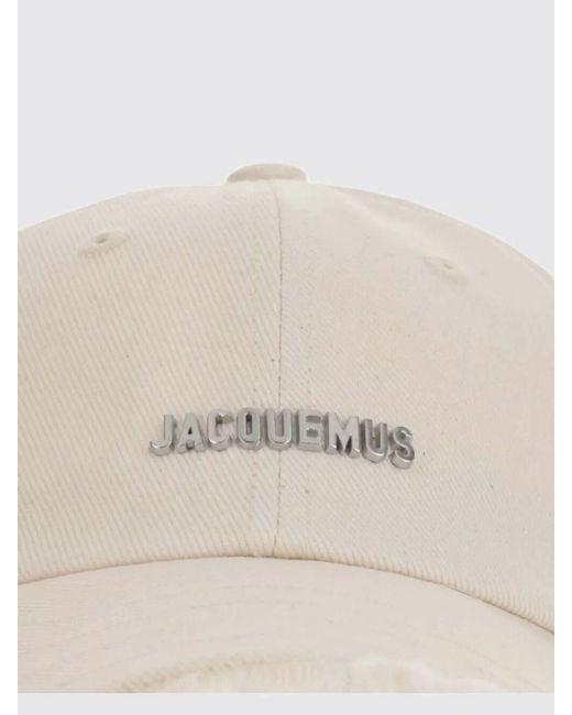 Jacquemus Natural Artichaut Cotton Twill Hat