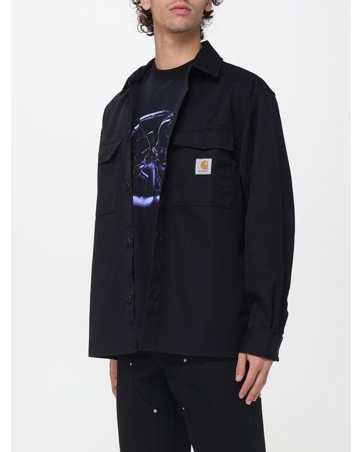 Carhartt Blue Kelly Cotton Overshirt for men