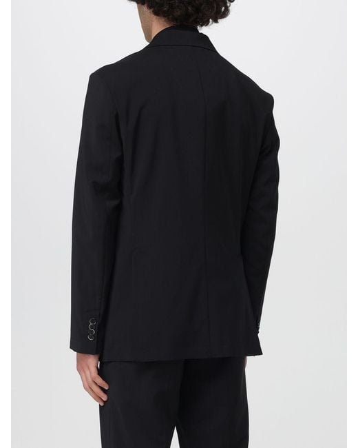 Barena Blue Single-Breasted Virgin Wool Blazer for men