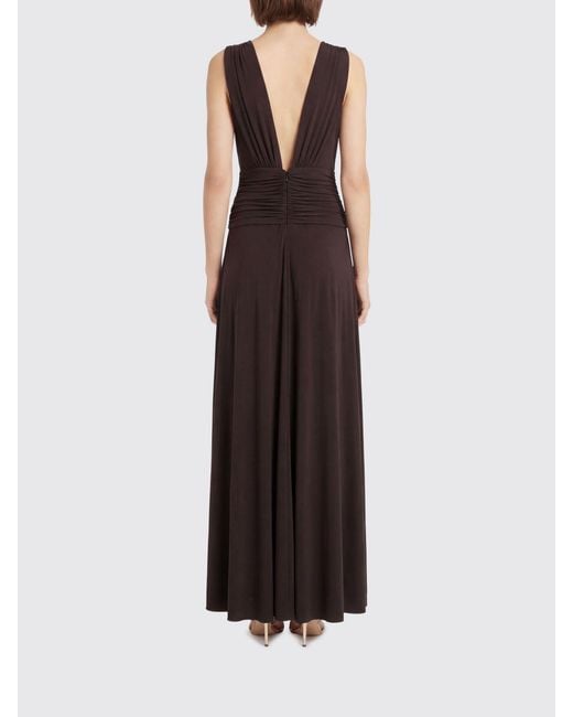 Christopher Esber Brown Long Jersey Dress