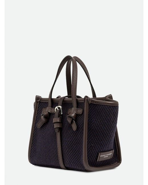 Borsa Mini Donna di Gianni Chiarini in Blue