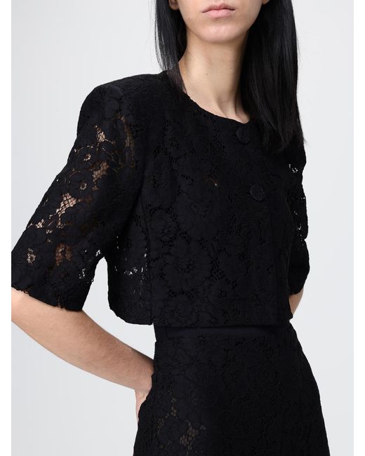 Pinko Black Lace Crop Jacket