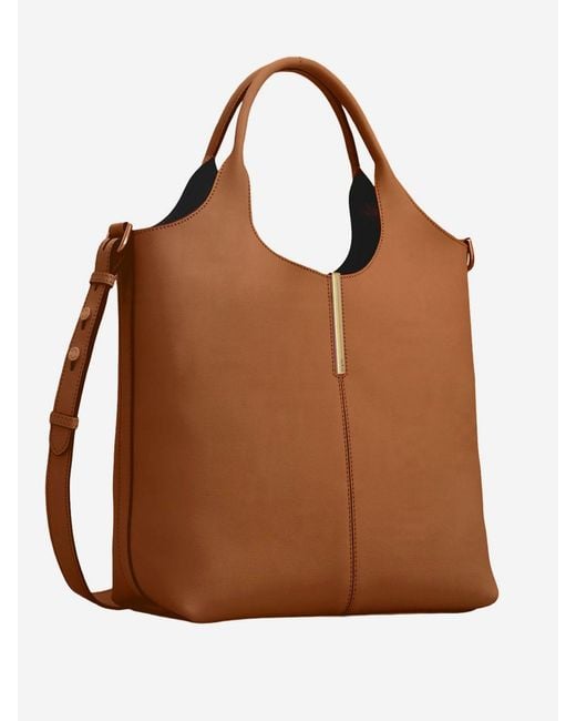 Tod's Brown Small Shopping Tote Bag