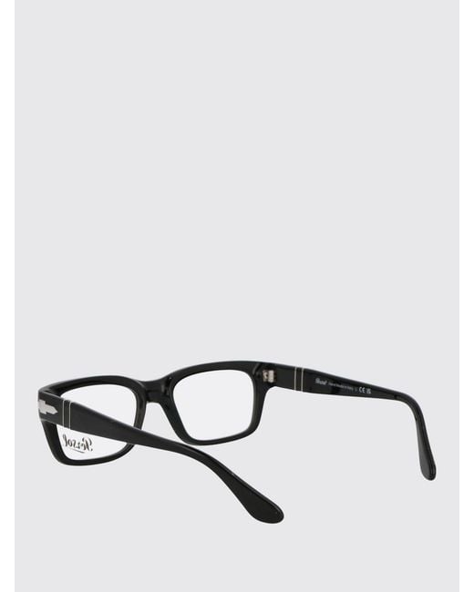 Persol Black Acetate Eyeglasses for men