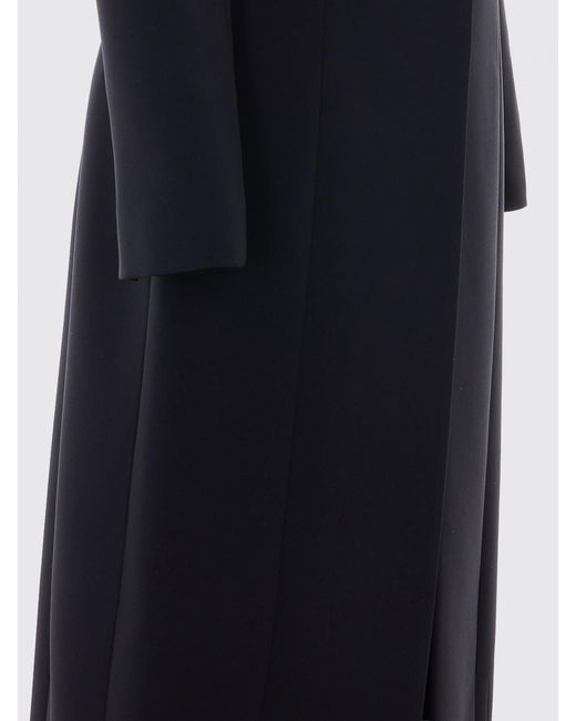Patrizia Pepe Blue Single-Breasted Coat