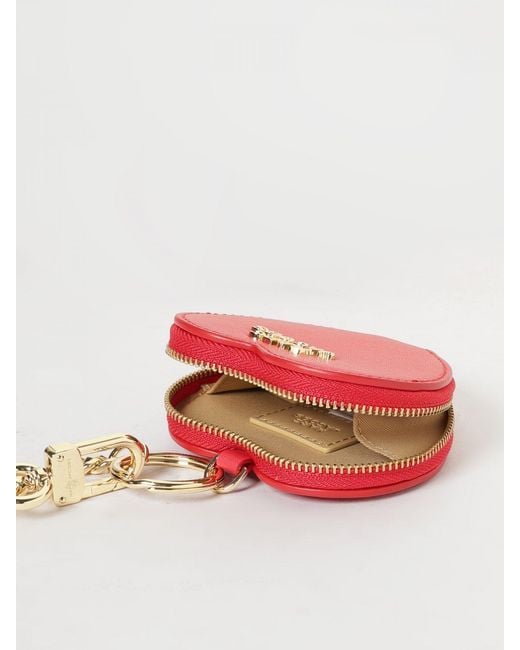 Marc Jacobs Pink Leather Keyring