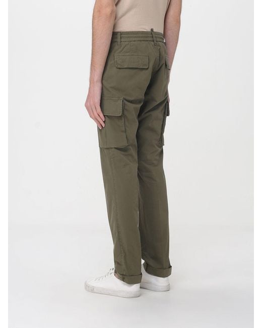 Mason's Green Cargo Trousers for men