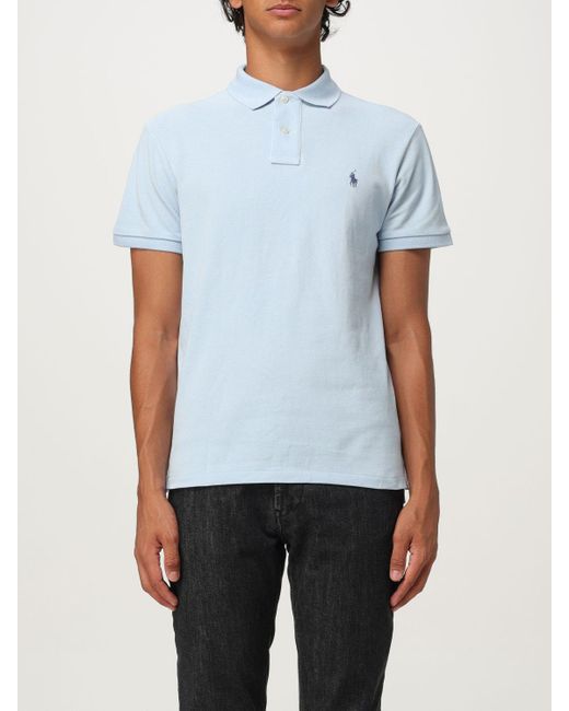 Polo Classica di Polo Ralph Lauren in Blue da Uomo