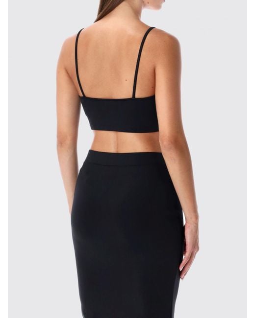 Top Cropped di Off-White c/o Virgil Abloh in Black