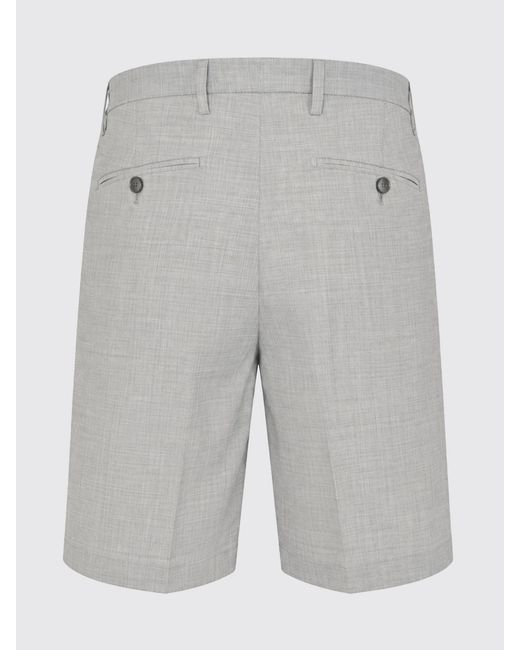 Briglia 1949 Gray Tailored Knee-Length Bermuda Shorts for men