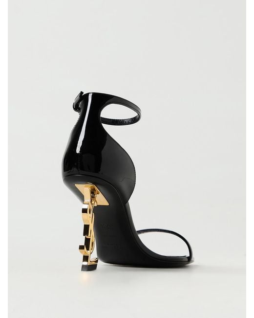 Saint Laurent White Heeled Sandals