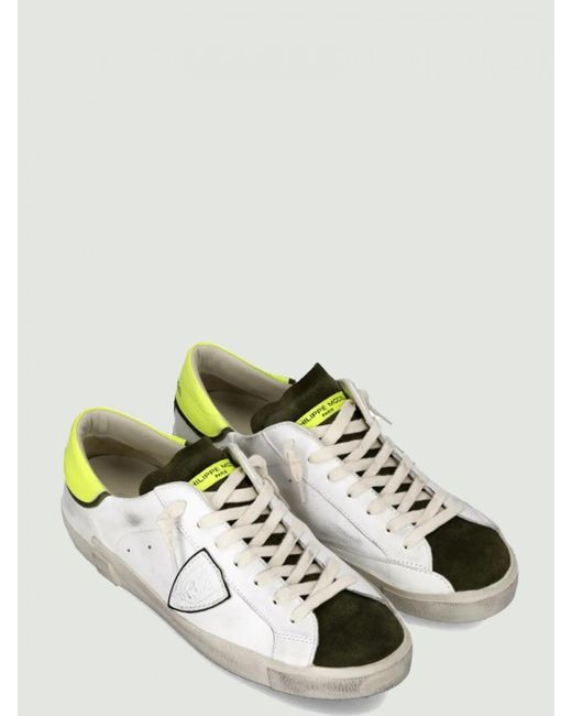 Sneakers Paris di Philippe Model in Metallic da Uomo