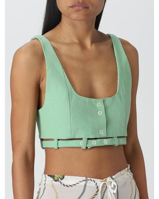 Ganni Green Top