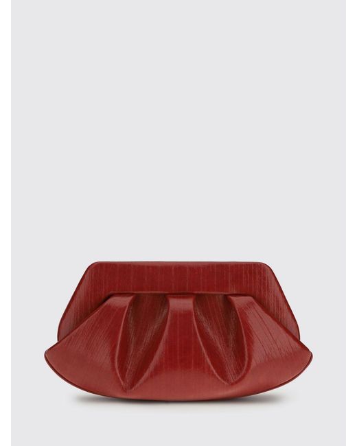 THEMOIRÈ Red Themoir&Egrave Bios Vegan Leather Clutch