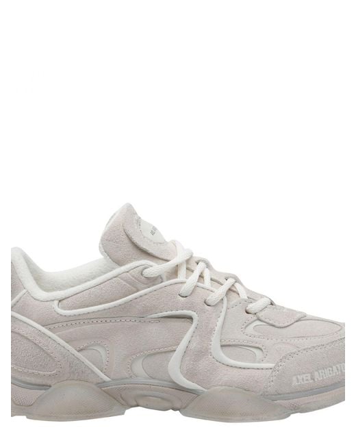 Axel Arigato White Eris Suede Sneakers