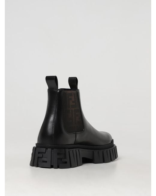 Stivaletto Force di Fendi in Black da Uomo