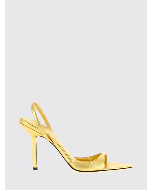 ARMARIUM Metallic Laminated Nappa Leather Sandals