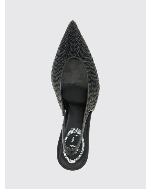 Rene Caovilla Black High Heel Shoes