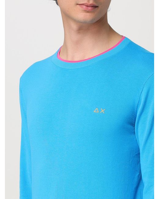 【関税&送料込】Sun 68 Sweaters Blue Men's Sweaters and Pullovers | SUN68