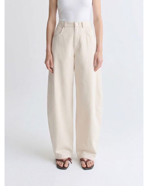 Séfr Natural Twill Baggy Trousers