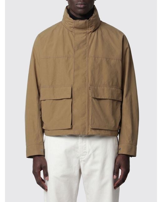 Lemaire Natural High-Neck Lightweight Cotton Jacket With Patch Pockets for men