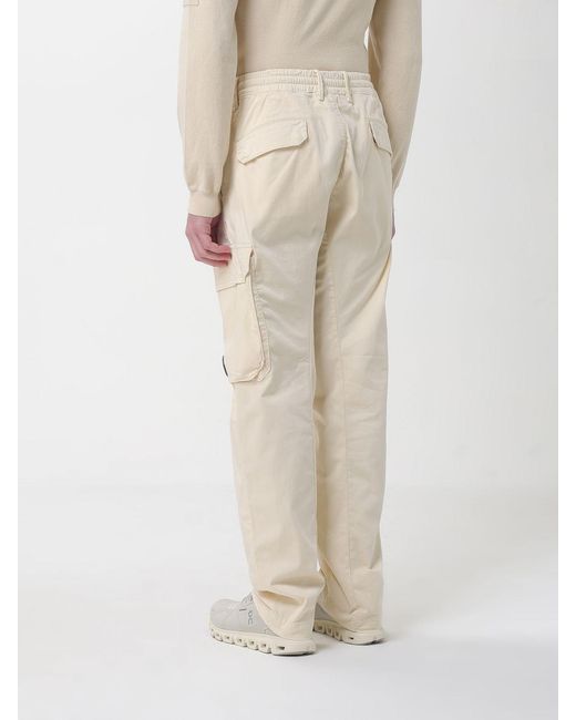 C P Company Natural Stretch Cotton Cargo Pants for men