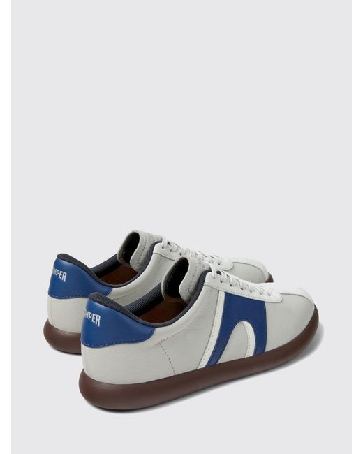 Camper White Pelotas Soller Suede Sneakers for men