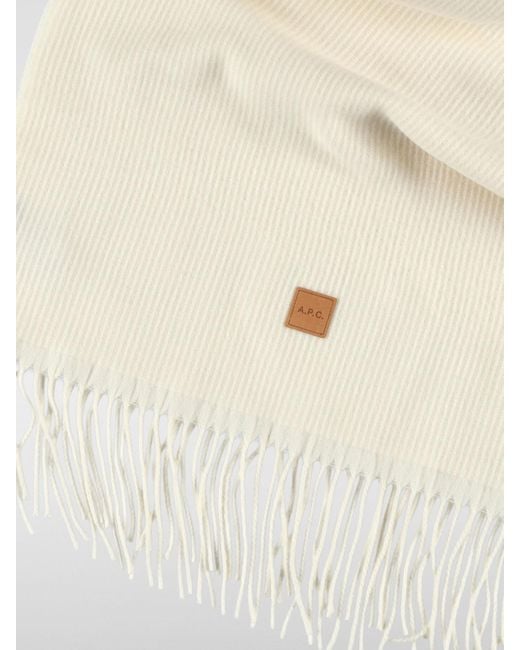A.P.C. Natural Scarf for men