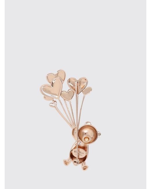Max Mara White Teddy Scarf Brooch