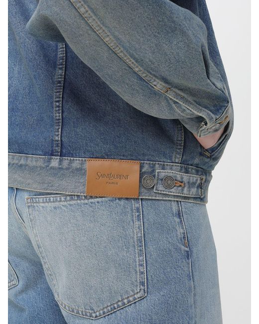 Saint Laurent Blue Denim Jacket for men