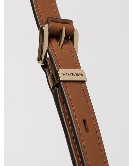 Michael Kors Brown Nolita Grained Leather Bag