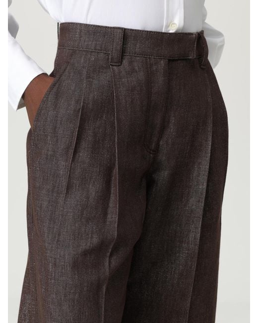 Brunello Cucinelli Gray Jeans Damen