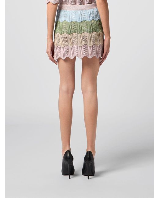 Philipp Plein Green Skirt