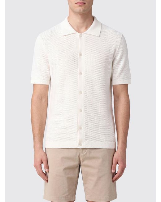 Roberto Collina White Knit Shirt for men