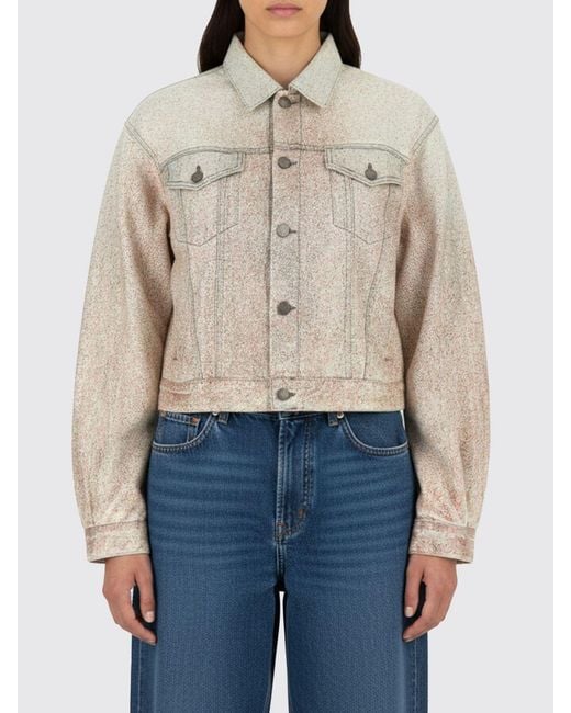 Haikure Blue Abstract Denim Jacket