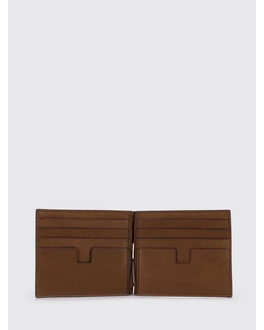 Tom Ford Brown Suede Wallet for men