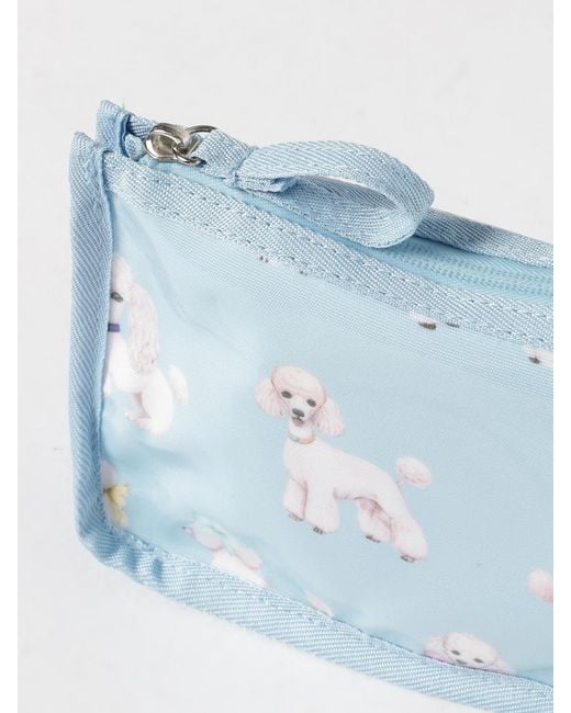 Fiorucci Blue Poodle Pouch