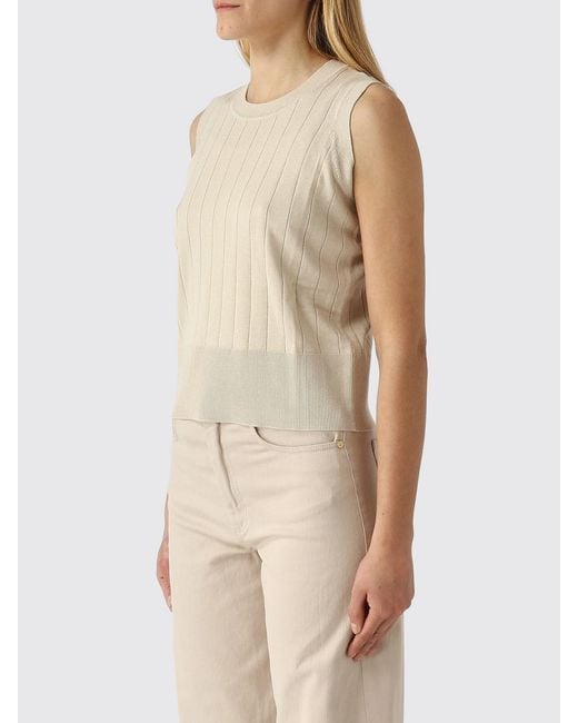 Max Mara Natural Cotton And Silk Crew-Neck Sweater