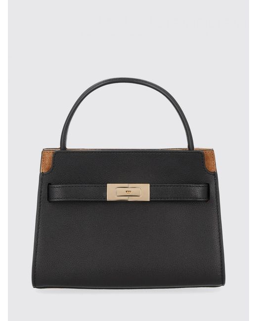 Tory Burch Black Lee Radziwill Mini Leather Bag