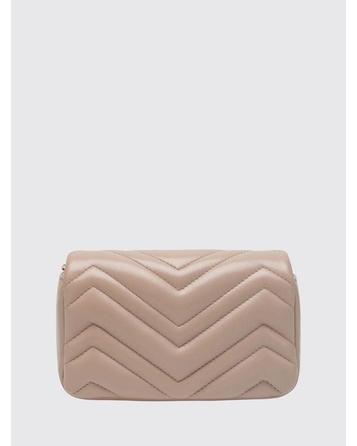 Gucci Natural Gg Marmont Matelassé Nappa Leather Bag