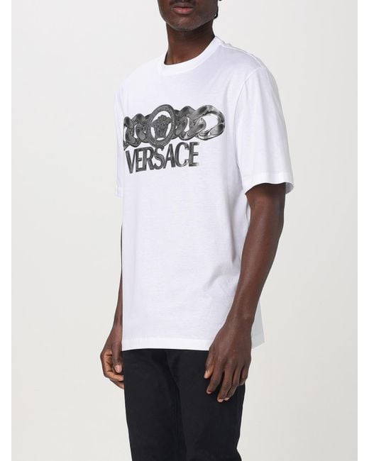 T-Shirt Homme Versace pour homme en coloris White