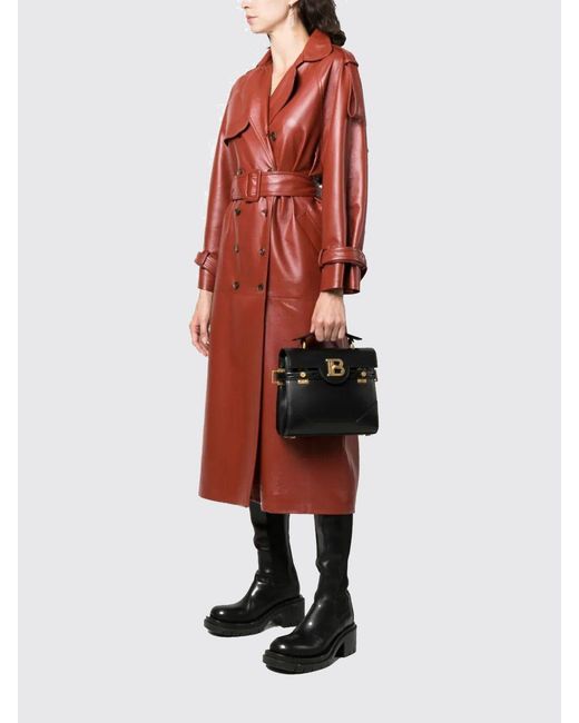 Balmain Black B-Buzz 23 Leather Bag