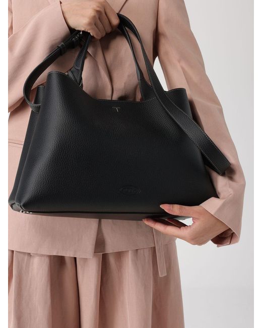 Tod's Black Medium Leather Bag